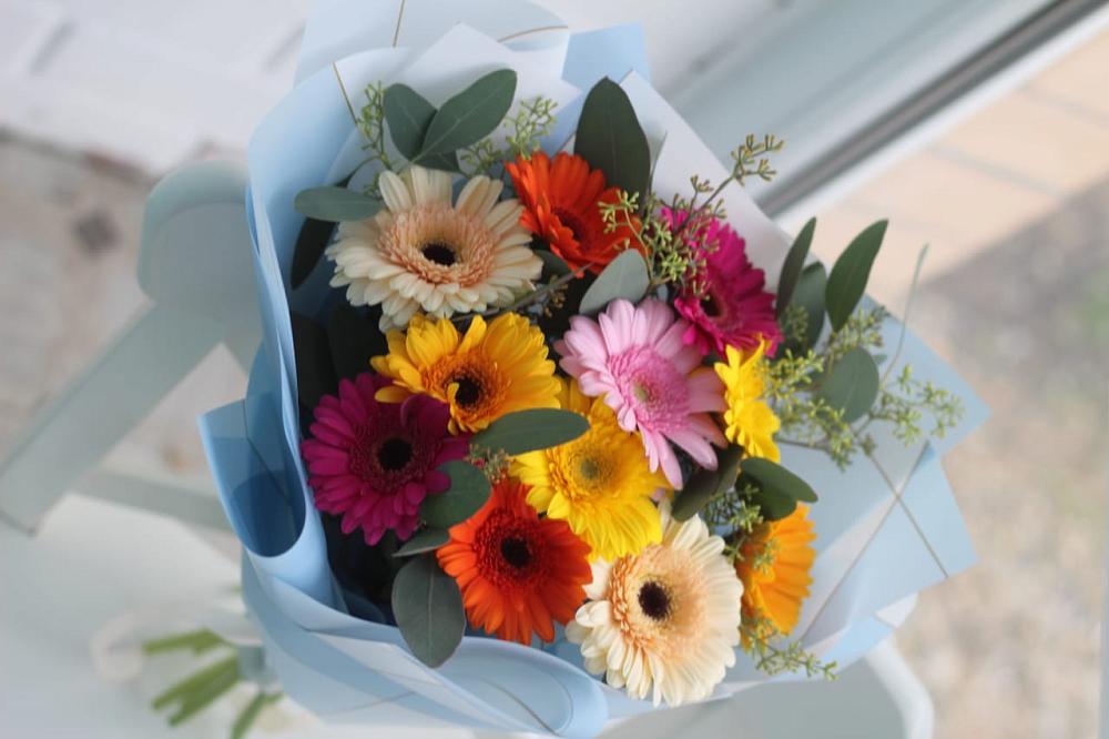 Букет цветов из: Герберы в Анди