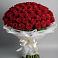 Букет 101 Красная роза Блэк Мэджик в Анди