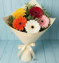 Букет цветов из:  Герберы #REPLACE_PRED# Анди