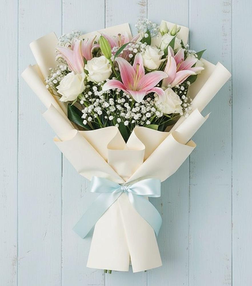 Букет цветов из: Лилии в Анди