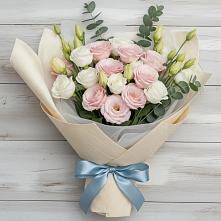 Букет цветов из:  Лизиантусы #REPLACE_PRED# Анди