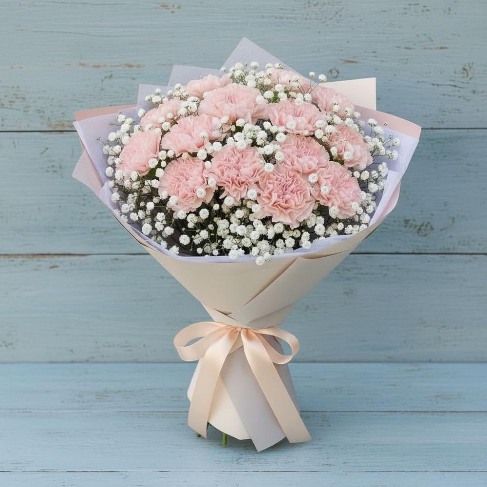 Букет цветов из: Гвоздики в Анди