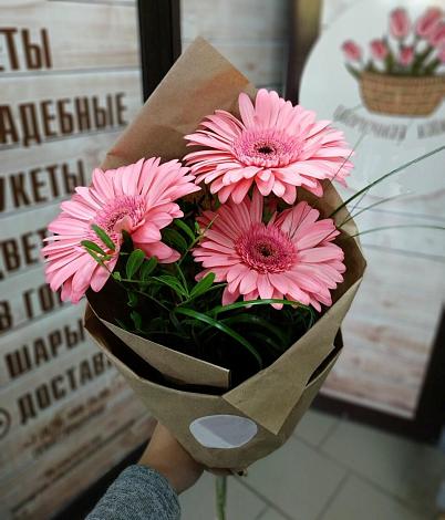 Букет цветов из: Герберы в Анди