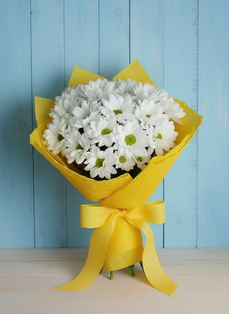 Букет цветов из: Хризантемы в Анди