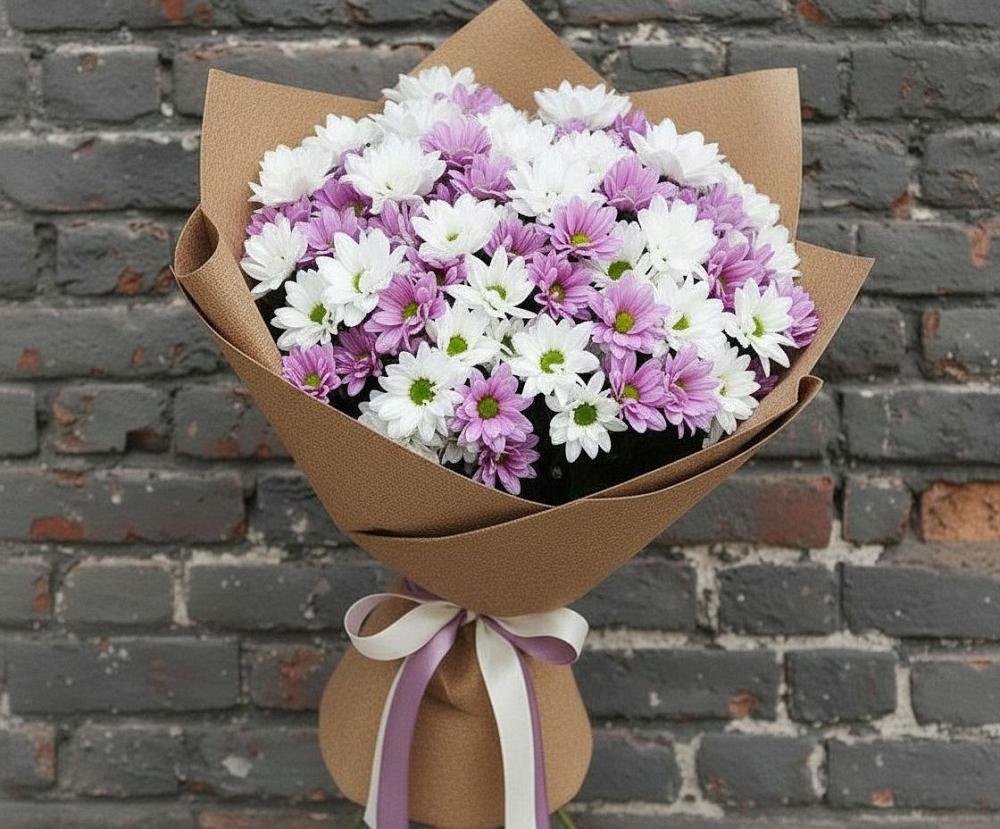 Букет цветов из: Хризантемы в Анди