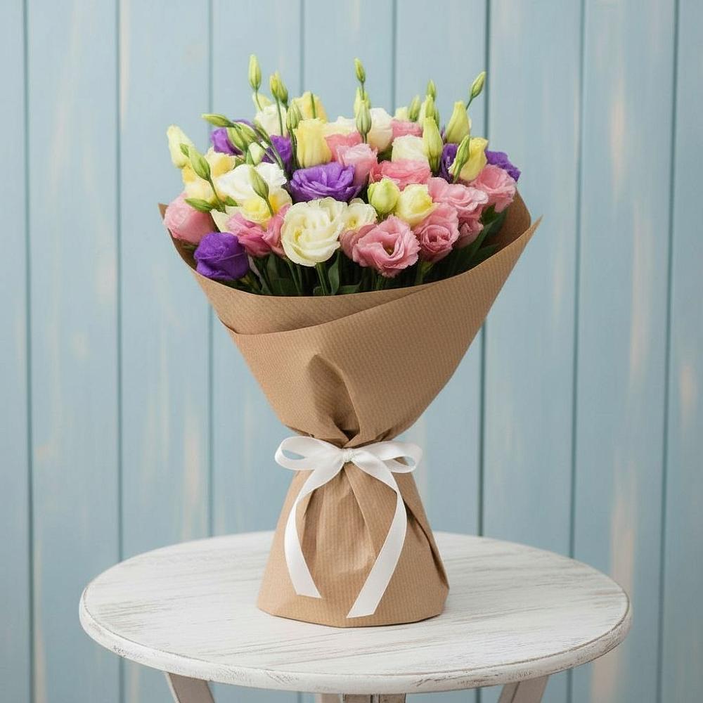 Букет цветов из: Лизиантусы в Анди