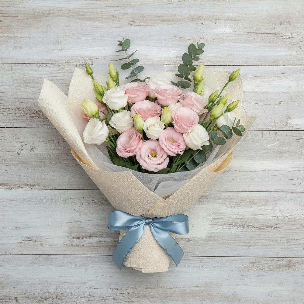 Букет цветов из: Лизиантусы в Анди